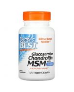 Doctor's Best Glucosamine Chondroitin MSM with OptiMSM Caps 120