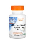 Doctor's Best Glutathione + Milk Thistle Veg Caps 60