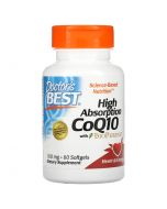 Doctor's Best High Absorption CoQ10 with BioPerine 100mg Softgels 60