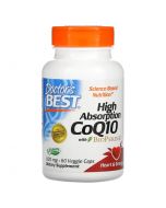 Doctor's Best High Absorption CoQ10 with BioPerine 600mg Vcaps 60