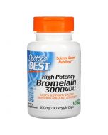 Doctor's Best High Potency Bromelain 3000 GDU 500mg Vcaps 90