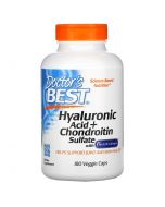 Doctor's Best Hyaluronic Acid + Chondroitin Sulfate with BioCell Collagen Caps 180