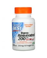 Doctor's Best Trans-Resveratrol with ResVinol-25 200mg Vcaps 60