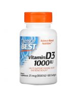 Doctor's Best Vitamin D3 1000iu Softgels 180