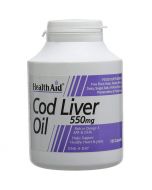 HealthAid Cod Liver Oil 550mg Capsules 180