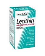 HealthAid Lecithin 1000mg + Vitamin E + CoQ-10 Caps 30