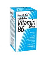 HealthAid Vitamin B6 50mg tablets 100