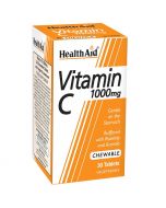 HealthAid Vitamin C 1000mg Chewable Tablets 30