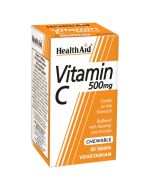 HealthAid Vitamin C 500mg Chewable tabs 60