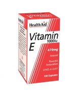 HealthAid Vitamin E 1000iu Natural Capsules 100