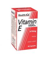 HealthAid Vitamin E 1000iu Natural Capsules 60