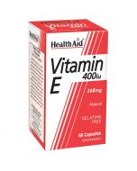 HealthAid Vitamin E 400iu Natural Vegicaps 60