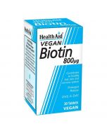 HealthAid Biotin 800ug Tablets 30