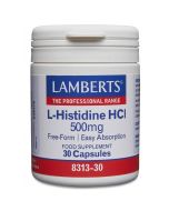 Lamberts L-Histidine HCl 500mg Caps 30