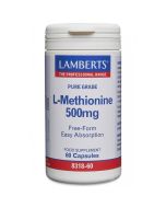 Lamberts L-Methionine 500mg Caps 60