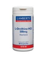 Lamberts L-Ornithine 500mg caps 60