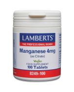 Lamberts Manganese 4mg Tabs 100