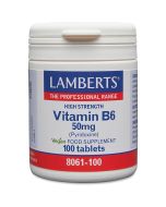 Lamberts Vitamin B6 50mg Tablets 100