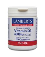 Lamberts Vitamin D3 4000iu Capsules 120