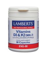 Lamberts Vitamin D3 2000iu and K2 Caps 90