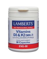 Lamberts Vitamin D3 2000iu and K2 90ug Capsules 90