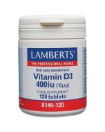  Lamberts Vitamin D3 400iu Tablets 120