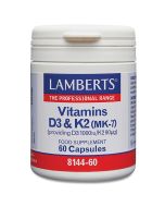 Lamberts Vitamin D3 and K2 Capsules 60