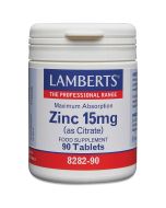 Lamberts Zinc 15mg Tablets 90