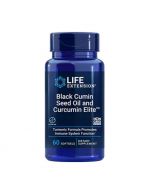 Life Extension Black Cumin Seed Oil and Curcumin Elite Turmeric Extract Softgels 60