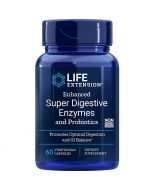 Life Extension Enhanced Super Digestive Enzymes with Probiotics Vegicaps 60