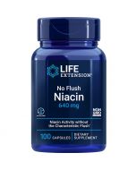 Life Extension No Flush Niacin 640mg Caps 100