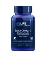 Life Extension Super Omega-3 EPA/DHA with Sesame Lignans & Olive Extract Softgels 120