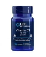 Life Extension Vitamin D3 5000 IU Softgels 60