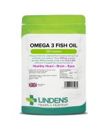 Lindens Omega 3 Fish Oil (30% DHA/EPA) Capsules 360