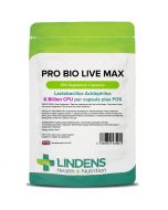 Lindens Pro Bio Live Max 6bn Veg Capsules 100
