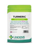 Lindens Turmeric 500mg with Black Pepper and Copper Vcaps 100