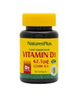 Nature's Plus Vitamin D3 2500iu Softgels 90