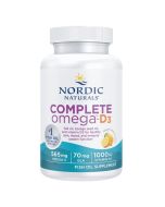 Nordic Naturals Complete Omega D3 565mg Lemon Softgels 60