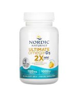 Nordic Naturals Ultimate Omega 2x Mini Vitamin D3 1120mg 60