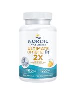 Nordic Naturals Ultimate Omega 2x with Vitamin D3 2150mg Lemon Softgels 60