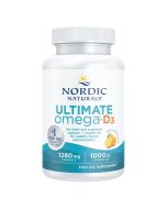 Nordic Naturals Ultimate Omega-D3 1280mg Lemon Softgels 120