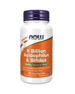 NOW Foods 8 Billion Acidophilus & Bifidus Capsules 120