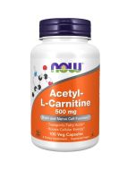 NOW Foods Acetyl-L-Carnitine 500mg Capsules 100