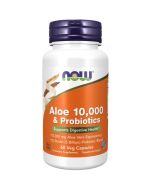 NOW Foods Aloe 10000 & Probiotics Capsules 60