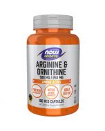 NOW Foods Arginine & Ornithine 500/250 Capsules 100