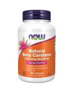 NOW Foods Beta Carotene Natural 25000iu Softgels 180