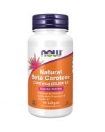 NOW Foods Beta Carotene Natural 25000iu Softgels 90