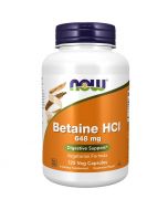 NOW Foods Betaine HCl 648mg Capsules 120