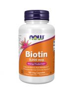 NOW Foods Biotin 5000mcg Capsules 120