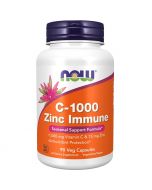 NOW Foods C-1000 Zinc Immune Capsules 90